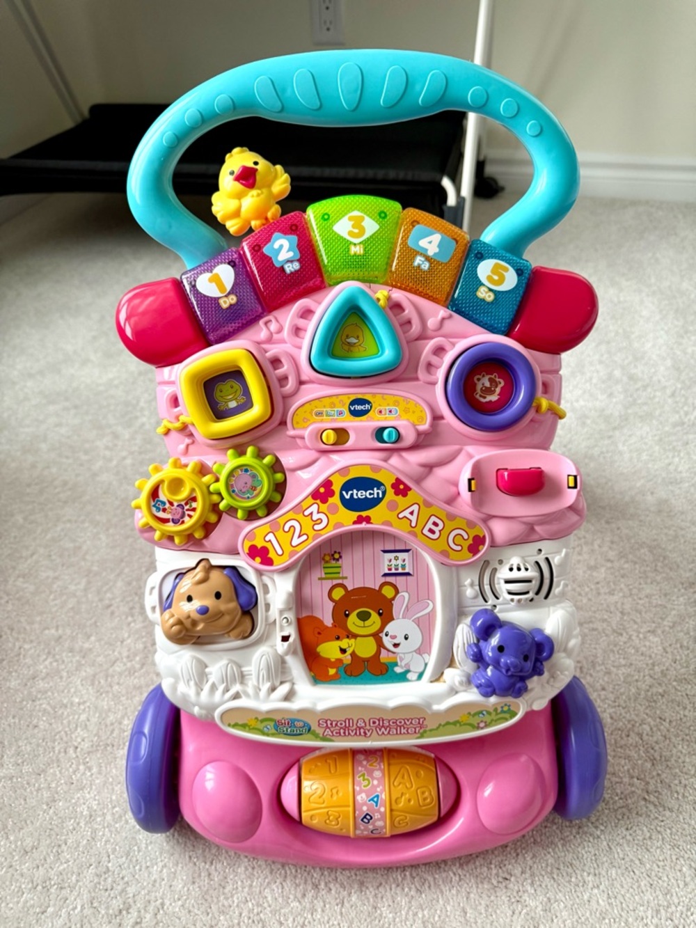 Vtech pink Stroll & Discover Activity Walker - Interactive Baby Toy